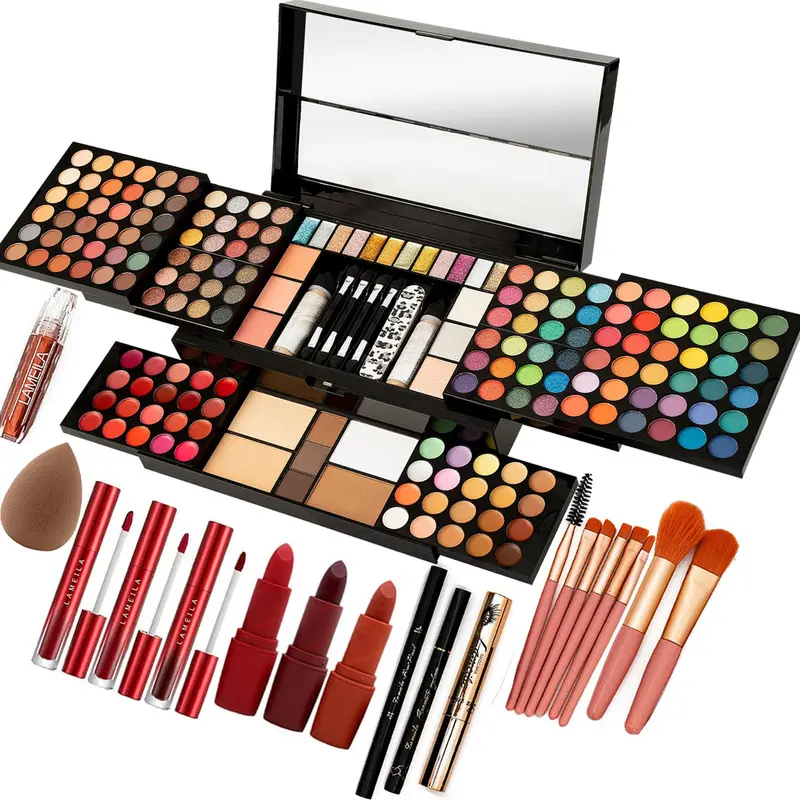 Miss Rose M187 Couleurs – Palette Maquillage Professionnelle Tout-en-Un