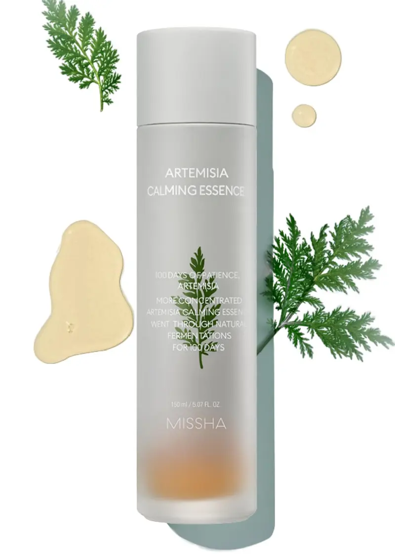 MISSHA Artemisia Calming Essence – Tonique apaisant à l’armoise, 150 ml