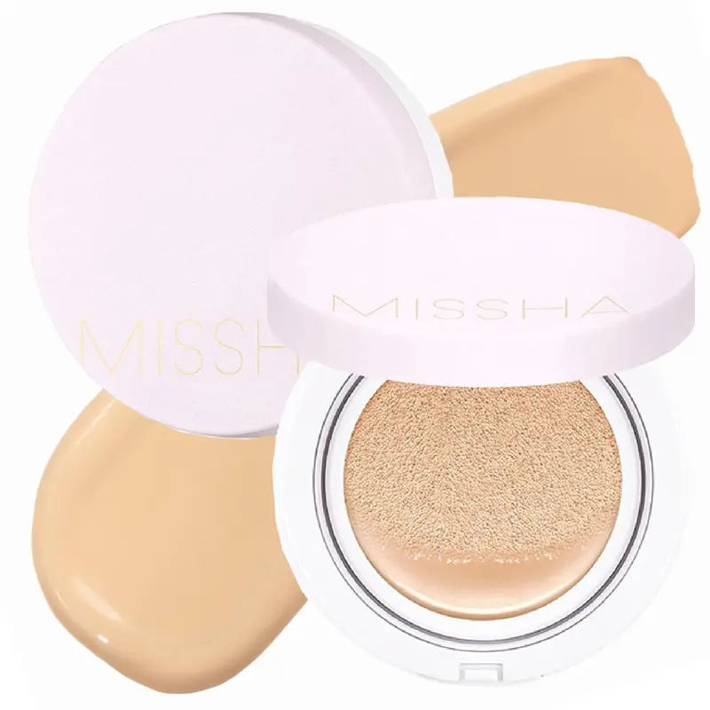MISSHA Magic Cushion Foundation No.23 Beige Clair – Ensemble de 2 | Couvrance personnalisable et fini lumineux