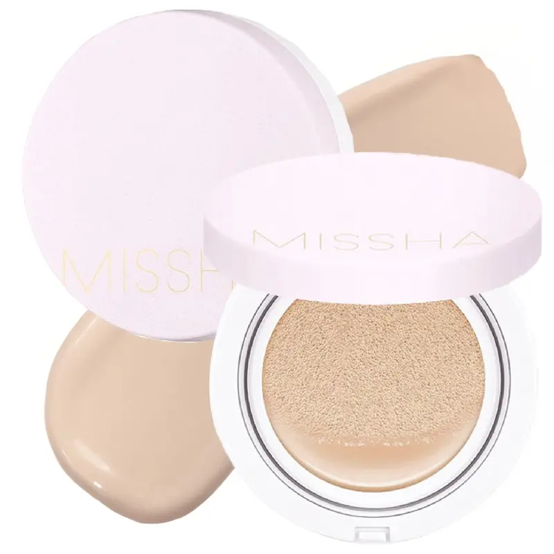 MISSHA Magic Cushion No.21 en coffret double Beige Clair – Couvrance personnalisable, fini lumineux