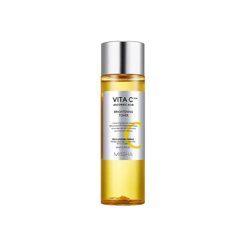 MISSHA Vita C Plus Toner — Toner léger éclaircissant à la vitamine C, 200 ml