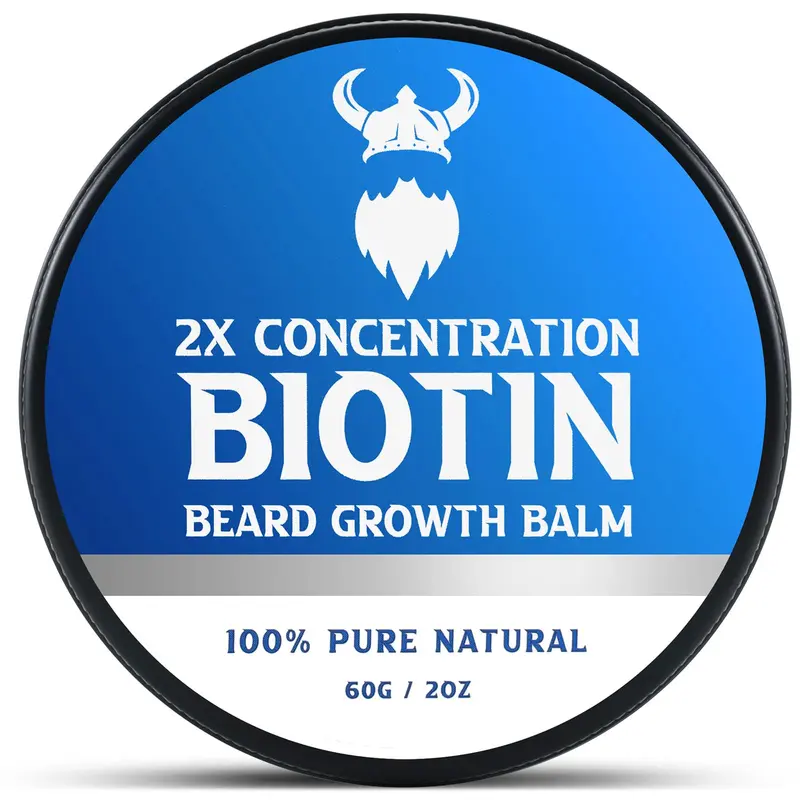 MistySprite Baume Barbe Biotine 2x — Soin Naturel Concentré (2 oz)
