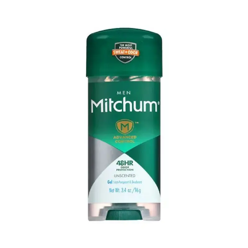 Mitchum Contrôle Avancé Sans Parfum Gel Anti-Transpirant – Lot de 5 x 3,4 oz