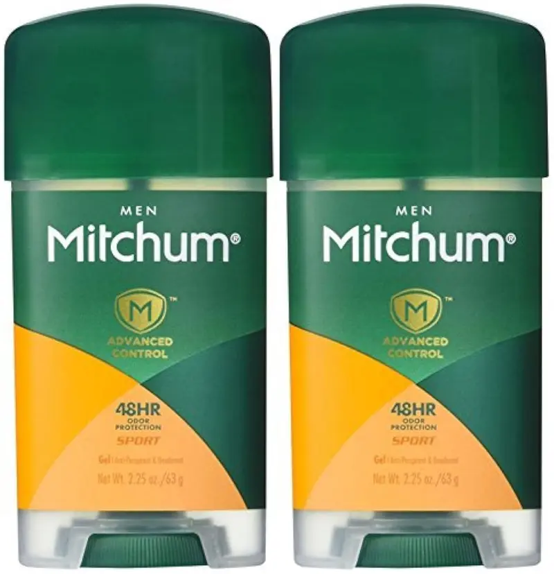 Mitchum Gel Transparent Antiperspirant & Déodorant Homme Super Sport – 2 x 64 g