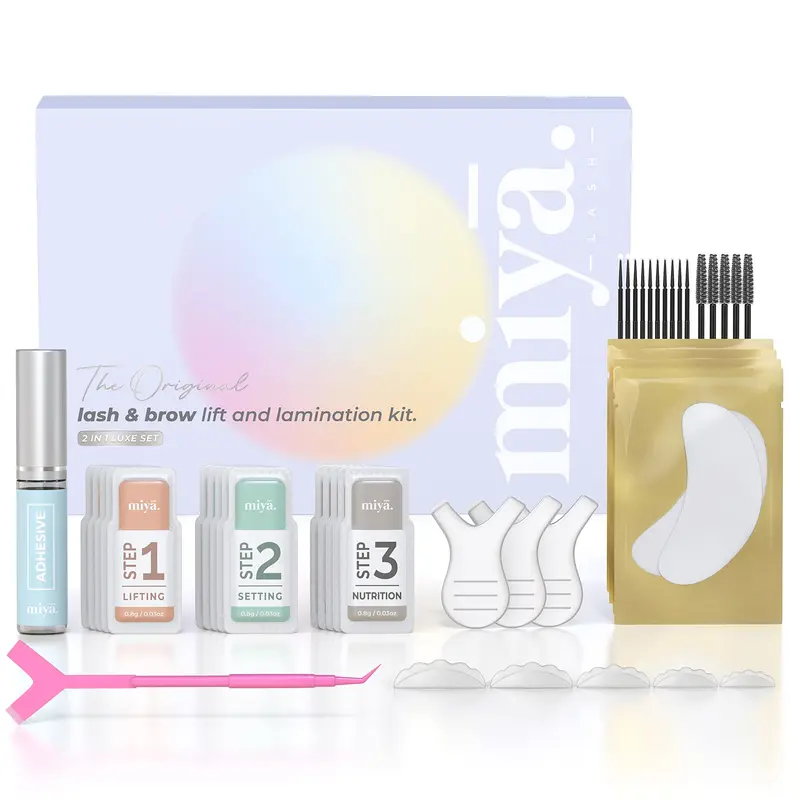 MIYA LASH 2 en 1 – Levée des cils et lamination des sourcils | Résultat salon