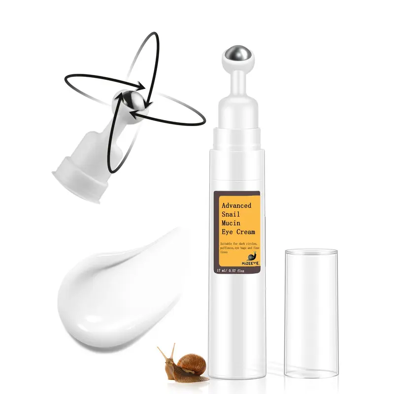 MIZEEYE Crème Yeux au Peptide Escargot – Hydratation, Éclat et Confort (17 ml)