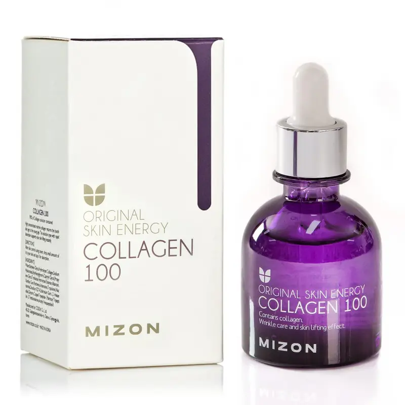 MIZON Collagen 100 Ampoule – Collagène Marin, Peptides et Hydratation Intense