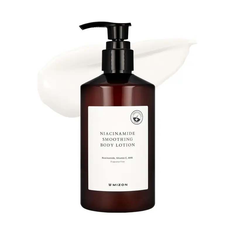 MIZON Lotion Corporelle Lissante au Niacinamide – AHA, Vitamine C, Acide Hyaluronique (300 ml)