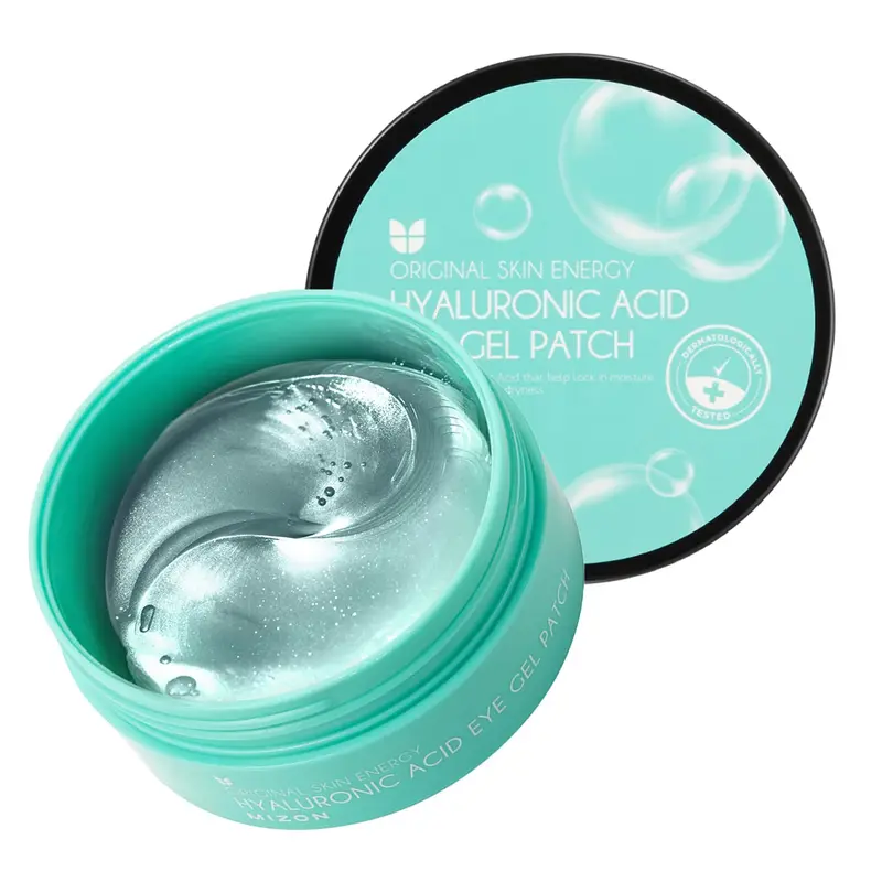 MIZON Patch Yeux Hyaluronique Triple – Hydratation Profonde et Apaisement, Gel Hydrogel, 60 Patchs