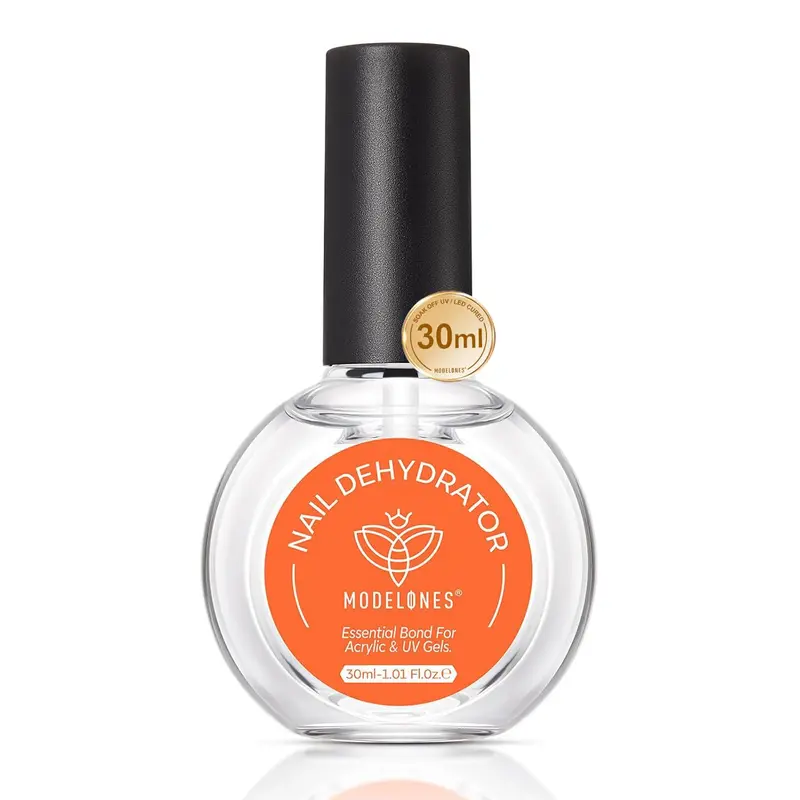 Modelones Déshydratant Ongles 30 ml – Préparation sans acide pour Gel, Acrylique et Vernis Gel