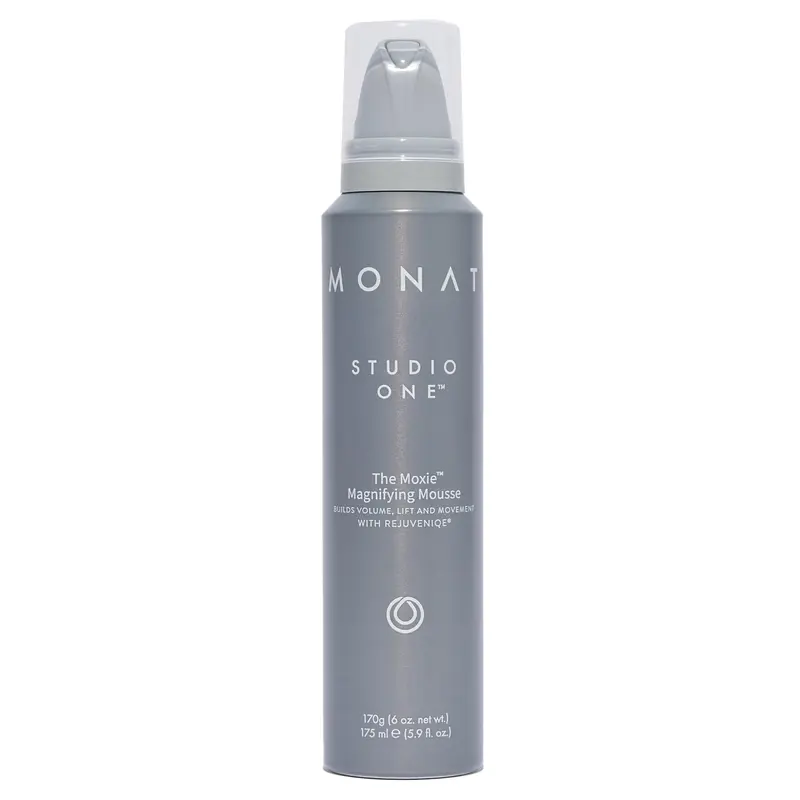 MONAT Studio One La Moxie Mousse Magnifiante — Mousse légère, anti-frisottis longue durée, volume et tenue naturelle (170,1 g)