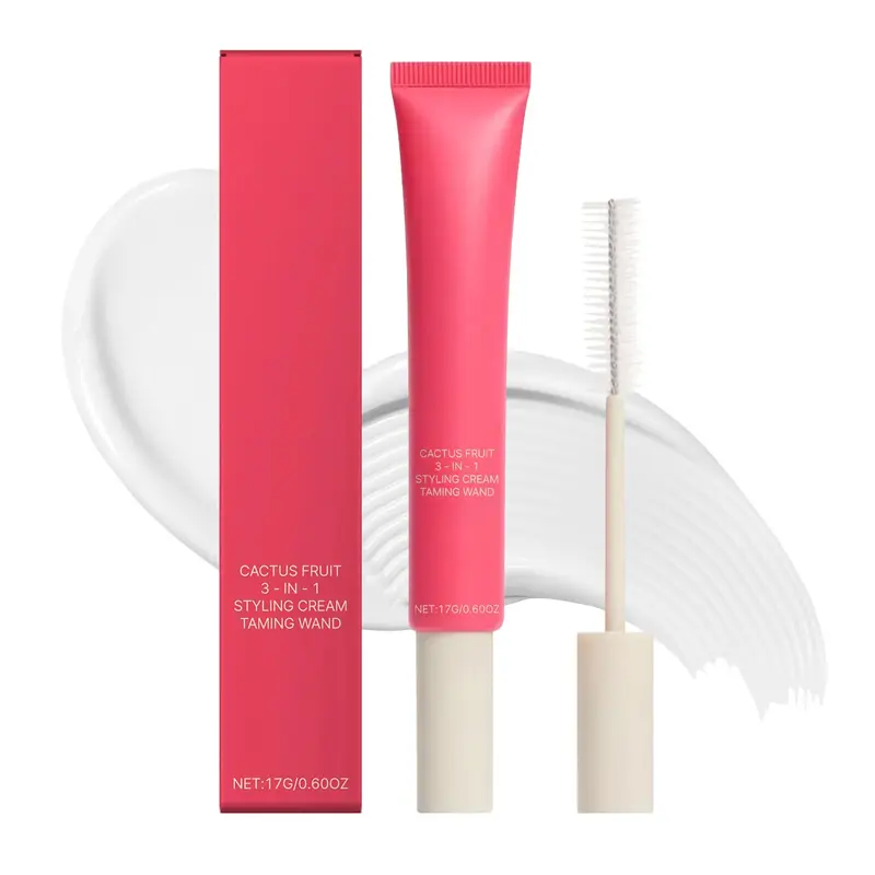 MOONGAZE Cactus Fruit 3-en-1 Crème Coiffante - Contrôle des mèches rebelles, fini brillant, vegan