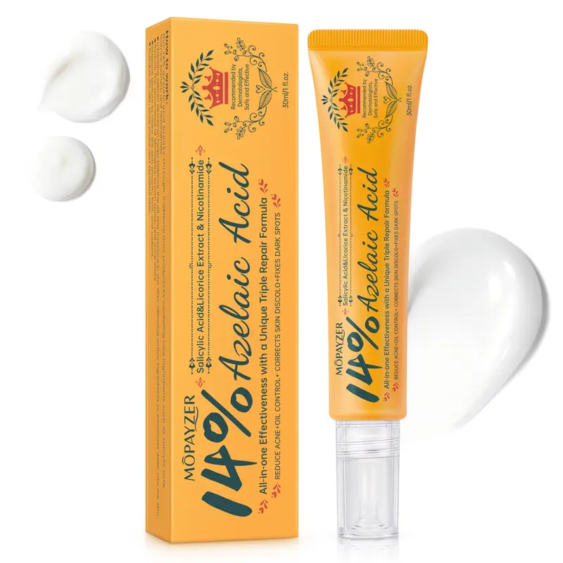 Mopayzer Acide azélaïque 14% — Sérum visage premium, contrôle du sébum et réduction des taches, 30 ml
