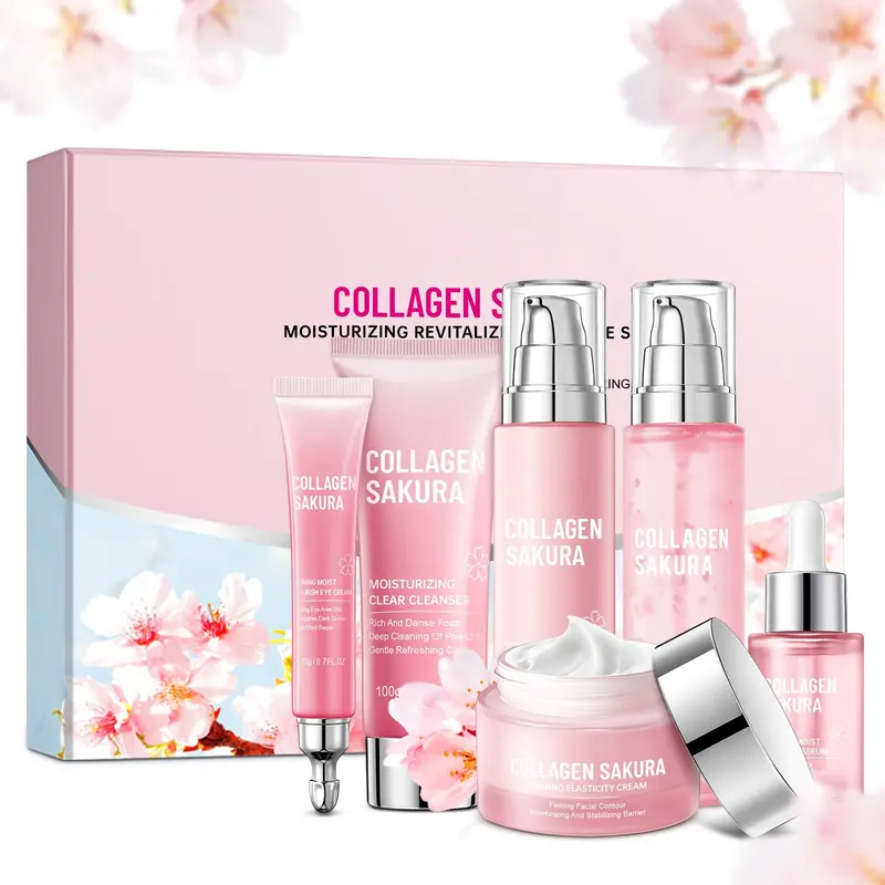 Mopayzer Sakura – Coffret Soin Visage 6 Pièces pour Adolescentes et Femmes | Hydratation et Réparation