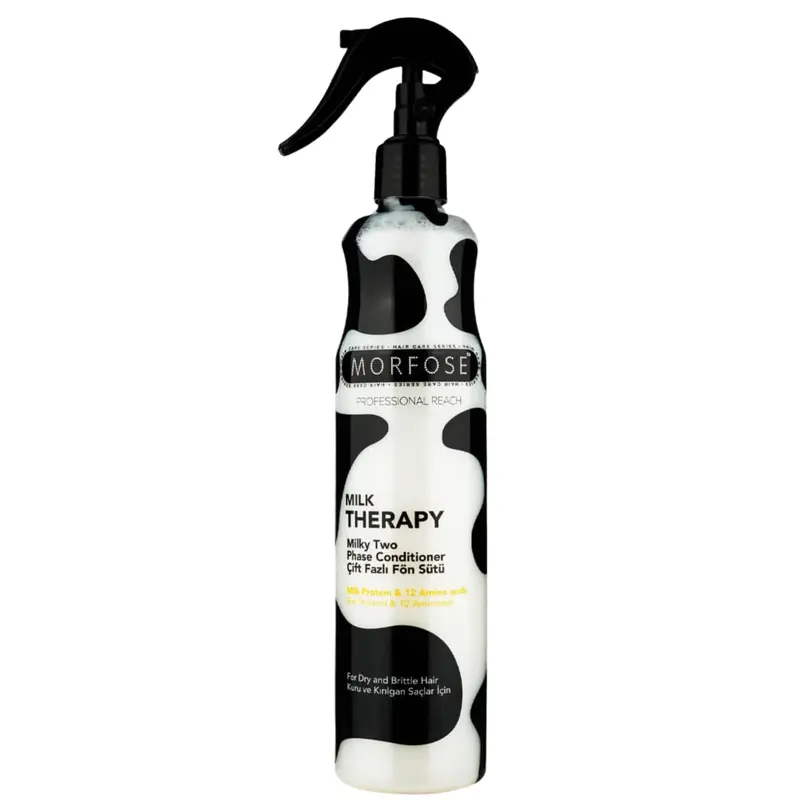 Morfose Soin Sans Rinçage en Deux Phases – Hydratation et Réparation des Cheveux, Thérapie au lait, 400 ml