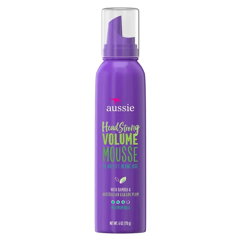 Mousse Volume Aussie – 6 onces – Tenue maximale et volume durable (2 pièces)