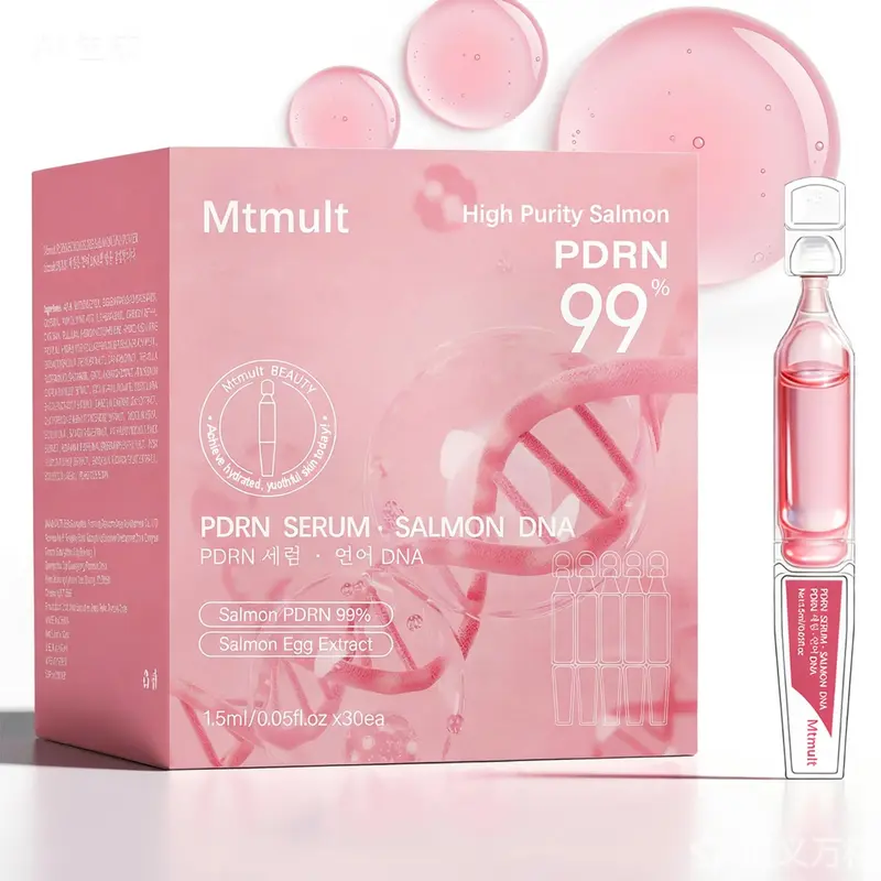 Mtmult Salmon DNA PDRN Sérum – Ampoule anti‑âge 99% PDRN, Collagène & Hyaluronique