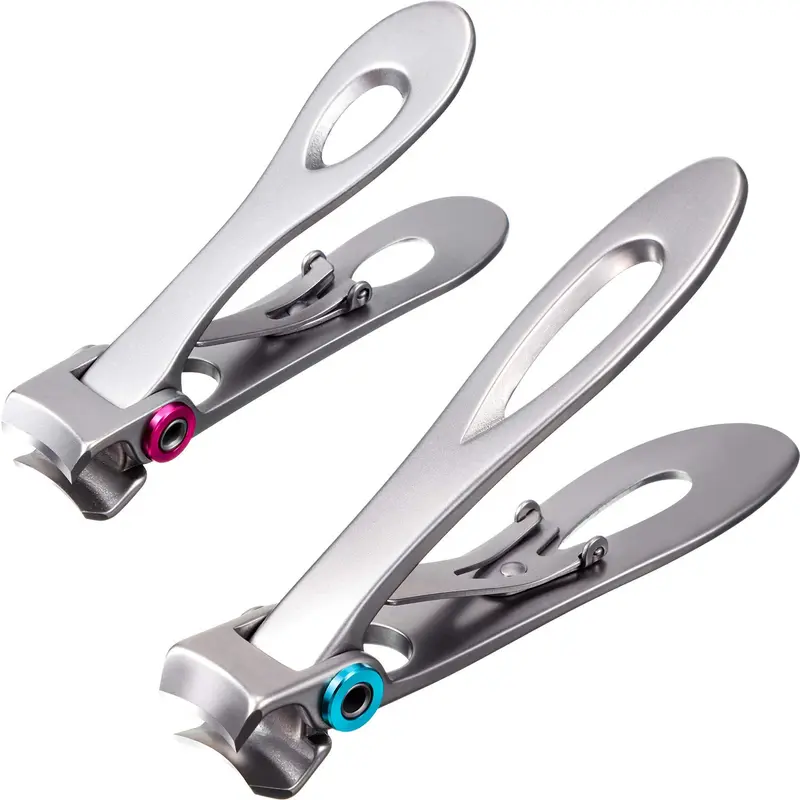 Mudder – Ensemble de 2 coupe-ongles à bec large pour ongles épais – manucure et pédicure