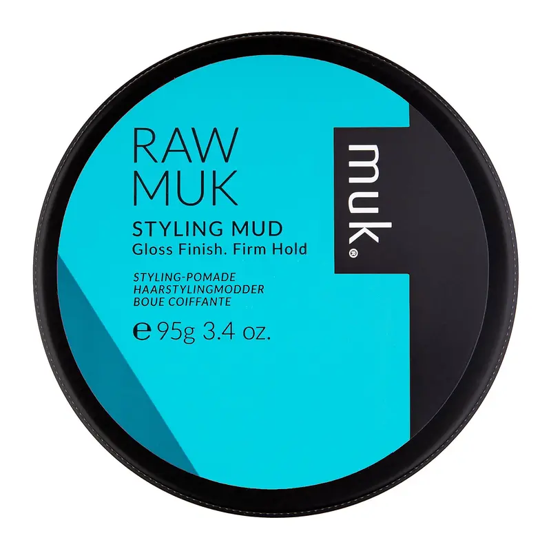 MUK – Pâte coiffante argileuse brute, tenue ferme et fini brillant, 97 g