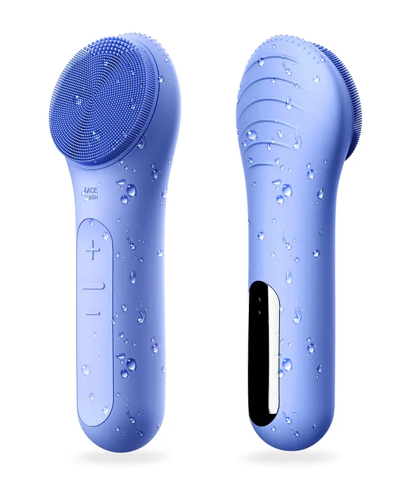NågraCoola CLIE – Brosse Nettoyage Visage Étanche et Rechargeable – Nettoyage, Exfoliation et Massage – Bleu