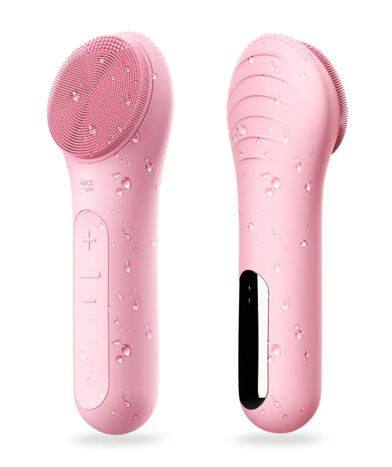NågraCoola CLIE – Brosse Visage Étanche et Rechargeable, Exfoliation et Massage – Rose