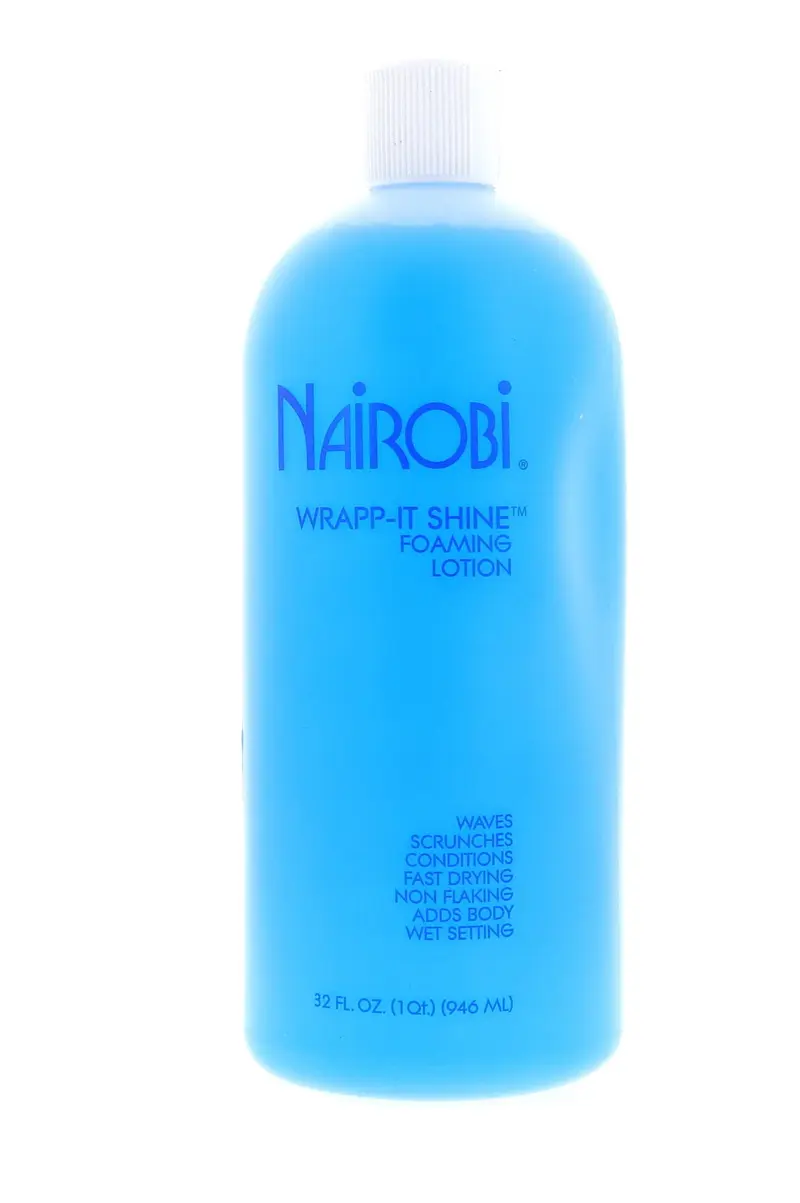 Nairobi Wrapp-It Shine – Lotion Moussante Brillante, 946 ml | Soin Capillaire Nairobi