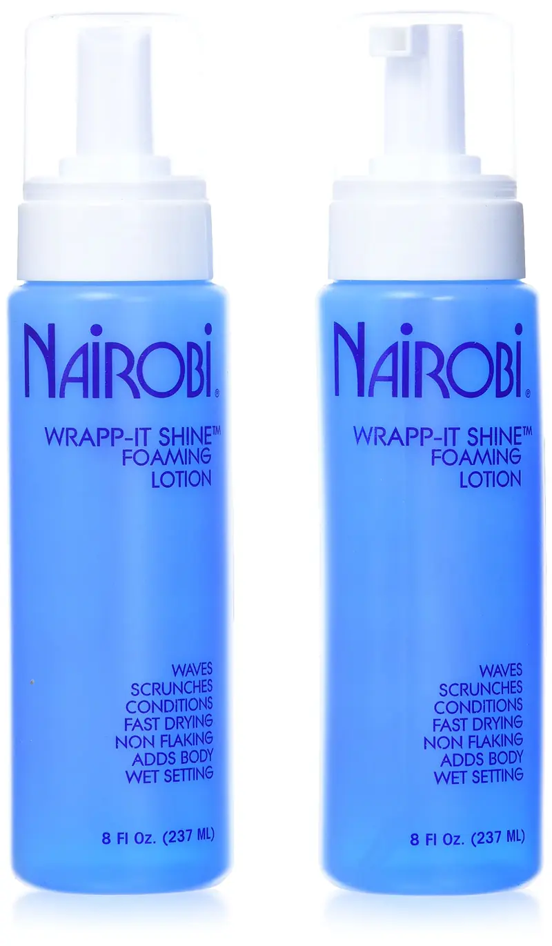 Nairobi Wrapp-it Shine Lotion Moussante – Lot de 2 flacons (236 ml chacun)