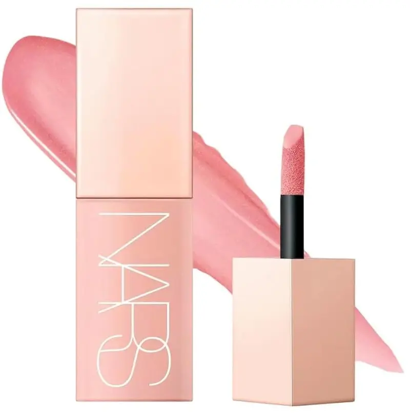 NARS Afterglow Blush Liquide Orgasm – Teinte pêche rosée, hydratant, 0,23 oz