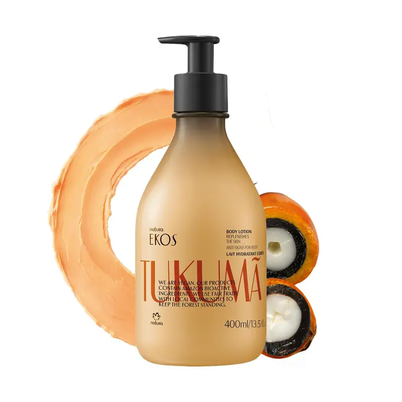 Natura Tukumã – Lotion Corps Hyaluronique Stimulante, Hydratation Profonde, Améliore Texture et Elasticité – Vegan – 400 ml
