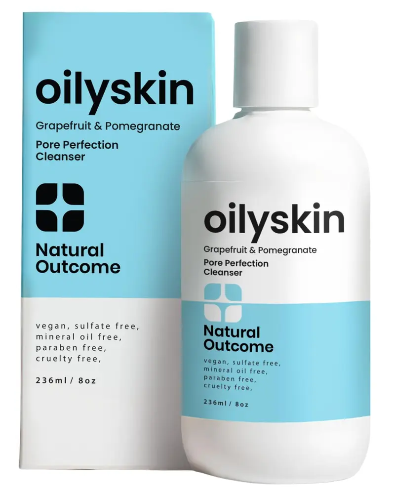 Natural Outcome Nettoyant Visage Peau Grasse | Contrôle de l'Huile Quotidien | Gel Purifiant Hydratant