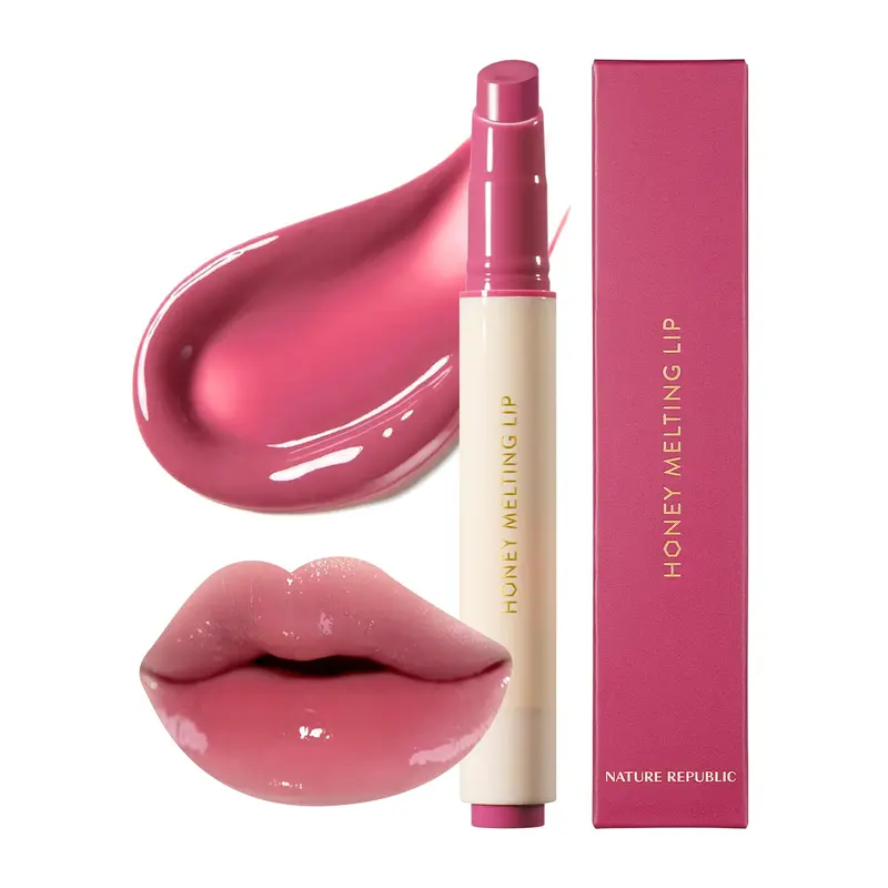 Nature Republic Honey Melting Lip 08 Dark Cherry Choux – Rouge fondant hydratant et fini lumineux