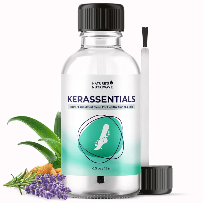 Nature’s NutriWave Kerassentials – Huile 8 en 1 à base de plantes, 15 ml, Fabriqué aux États-Unis, Sans stimulants, Sans OGM