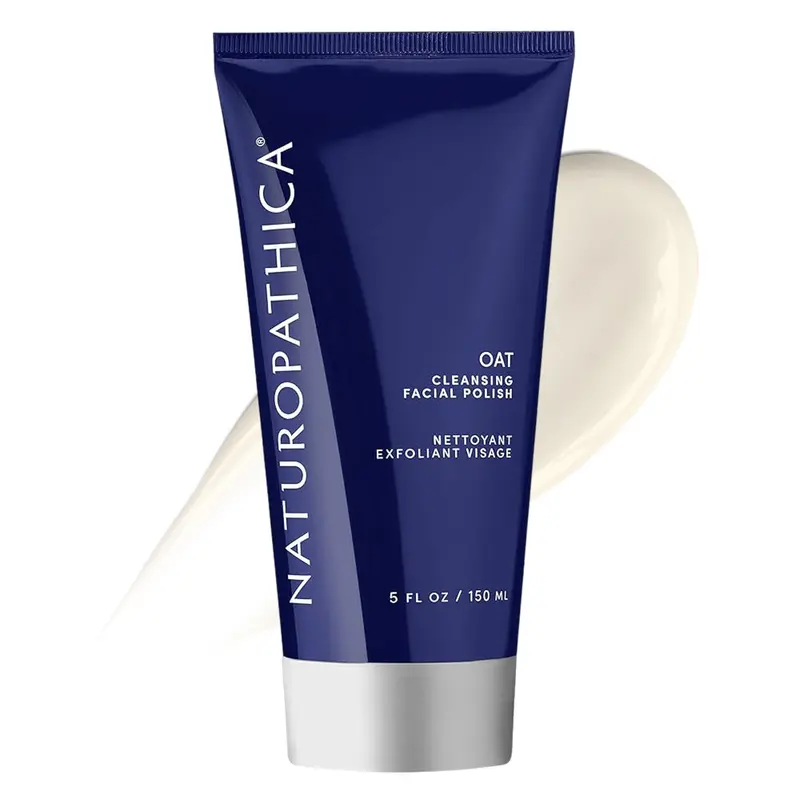 Naturopathica Gommage Nettoyant Visage à l’Avoine – Nettoyant 3-en-1, Gommage et Masque – Doux Exfoliant pour Femme et Homme – 150 ml