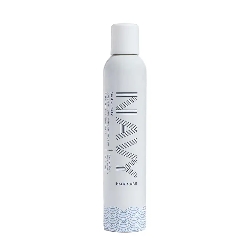 NAVY HAIR CARE Sailor Talk Shampoing Sec – Absorbe l’huile et nourrit les cheveux avec huile d’argan | 7 oz