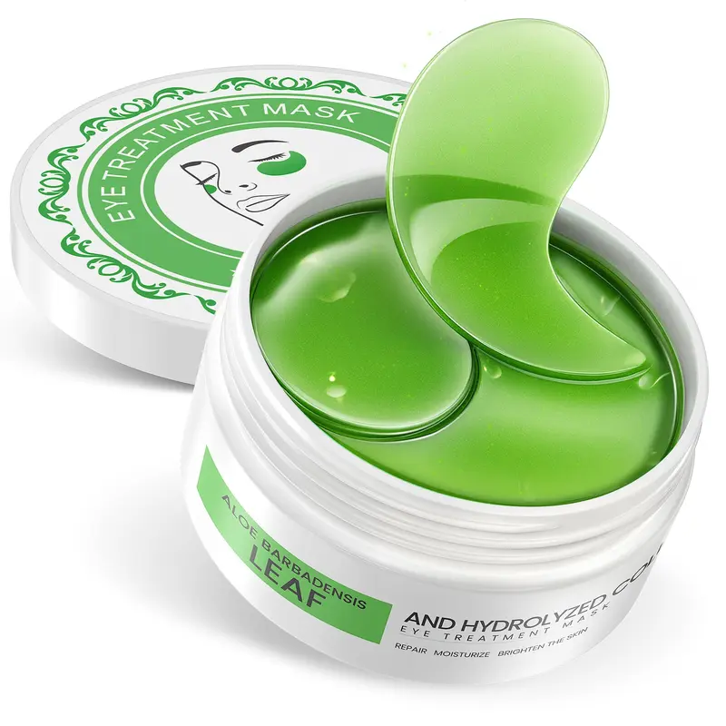 NAZANO Patchs Contour des Yeux – 60 Patchs Hydratants au Collagène et Acide Hyaluronique