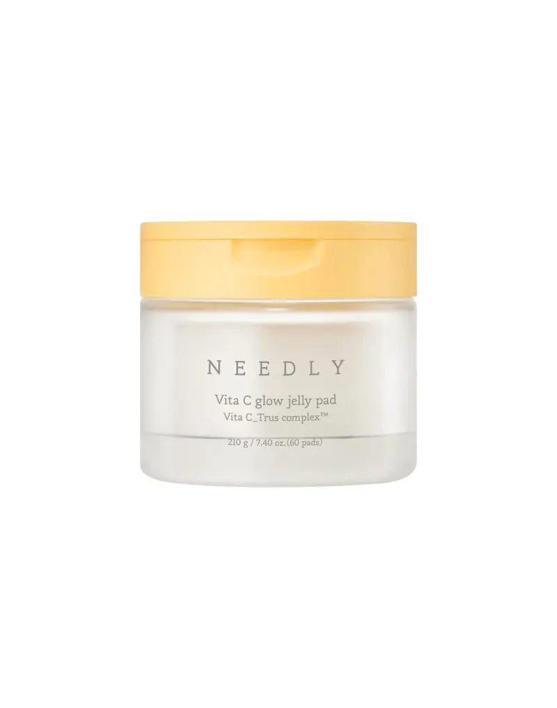 NEEDLY | Vita C Glow Jelly Pad – Pad tonique éclaircissant pour exfolier, corriger les imperfections et harmoniser le teint
