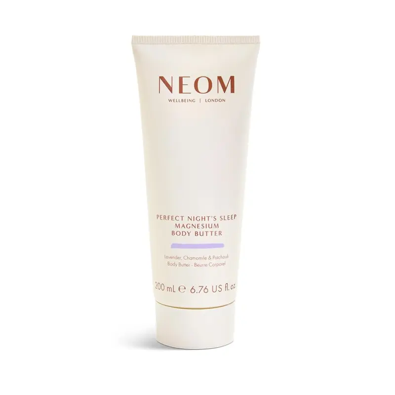 Neom Beurre corporel magnésium – Nuit parfaite, Lavande, Camomille et Patchouli