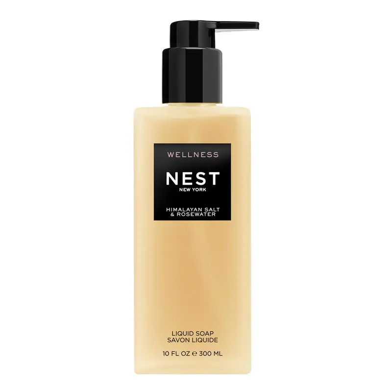 Nest New York Savon Liquide – Eau de Rose et Sel de l’Himalaya – 10 fl oz, 300 pompes, sans gluten & non testé sur les animaux