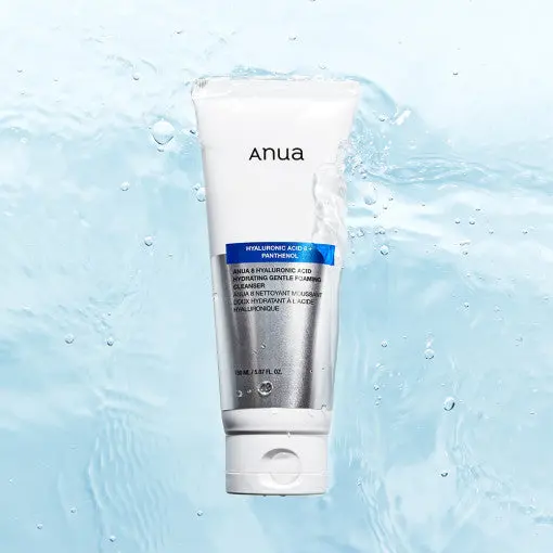 Nettoyant moussant doux hydratant à l'acide hyaluronique Anua 8 150 ml
