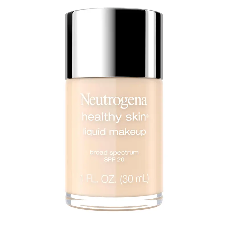 Neutrogena Healthy Skin – Fond de Teint Liquide SPF 20, Hydratant et Couvrance Moyenne, 30 ml
