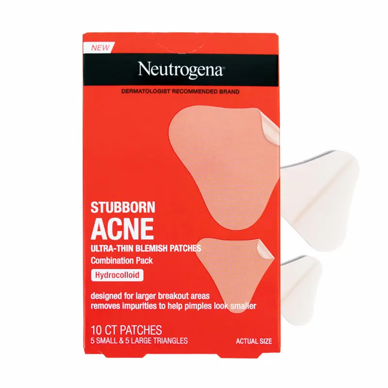 Neutrogena Pansements Hydrocolloïdes Ultra-Fins pour Boutons – 10 Pièces