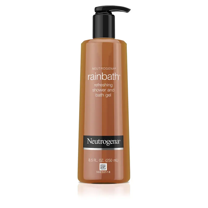 Neutrogena Rainbath Gel Douche Rafraîchissant – Hydratant et Rasage, Parfum Original, Lot de 2, 250 ml chacun