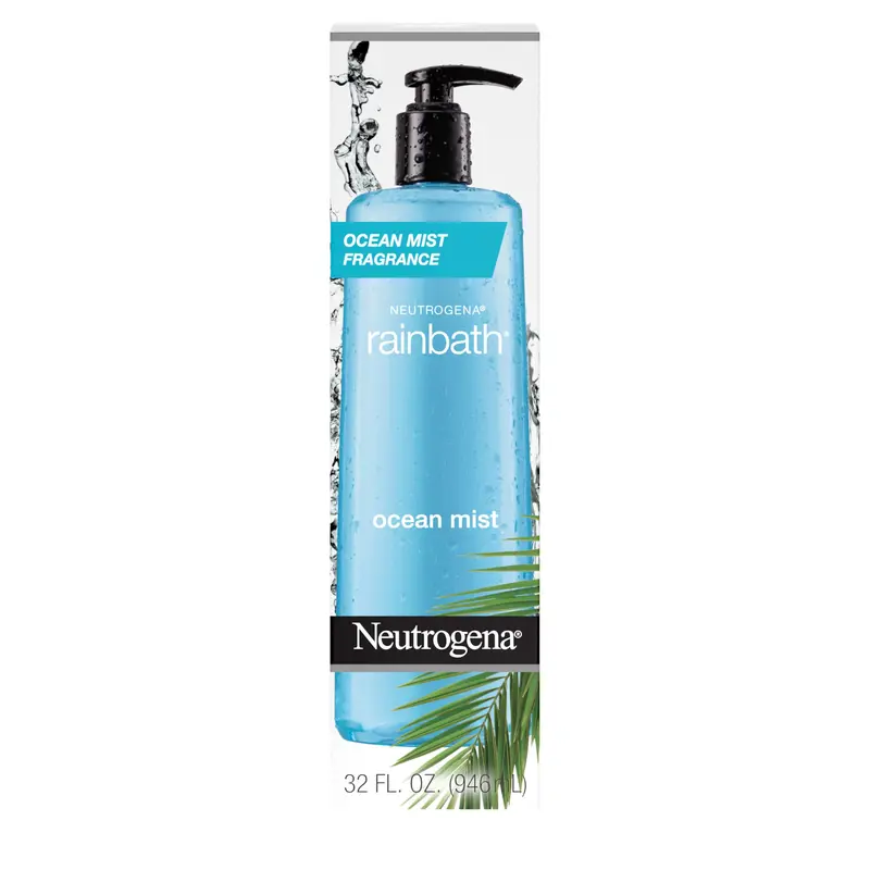 Neutrogena Rainbath Gel Douche Revitalisant – Hydratant, Senteur Océan, 946 ml (bouteille pompe)