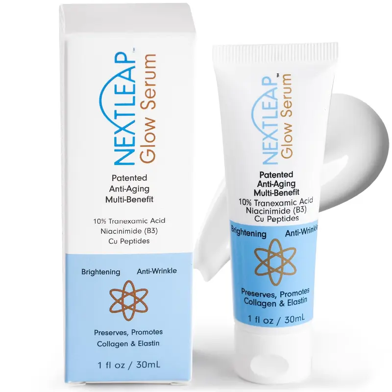 Next Leap Sérum acide tranexamique 10% ultra-pur – Niacinamide & peptides cuivre, texture légère – Teint uniforme, 30 ml
