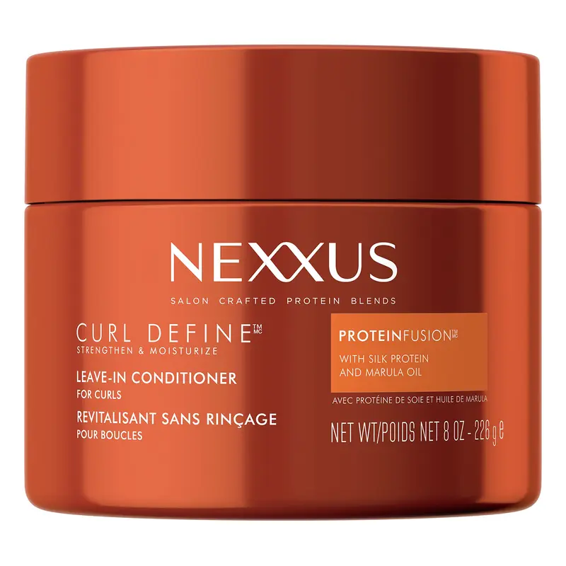 Nexxus Curl Define – Soin sans rinçage pour cheveux bouclés, Protéinfusion, 8 oz (237 ml)
