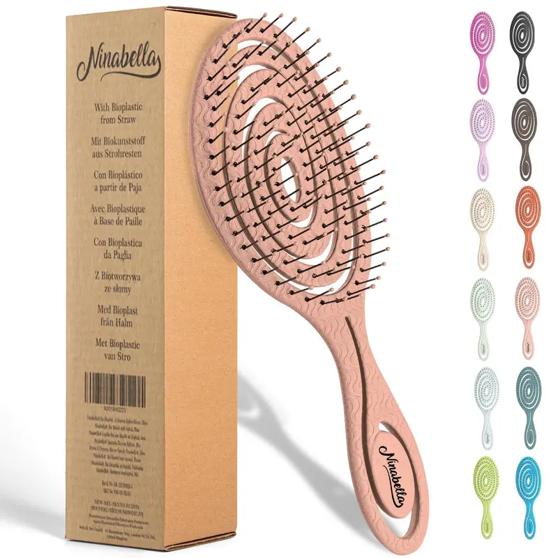 Ninabella Brosse Detanglant Spirale – Démêlage Doux Sans Tiraillement