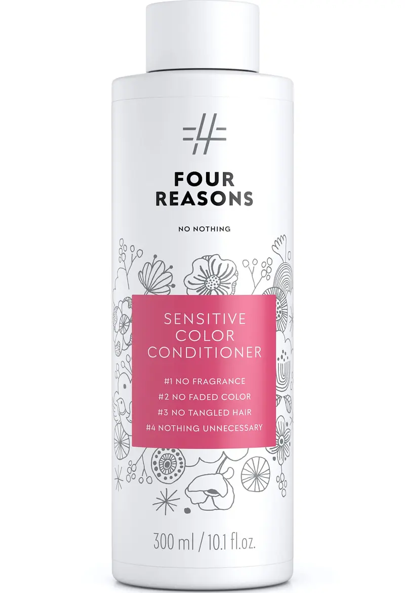 No nothing – Après-shampoing sensible pour cheveux colorés – Sans parfum, hypoallergénique, sans phtalates, sans parabènes, végan et inodore – 300 ml