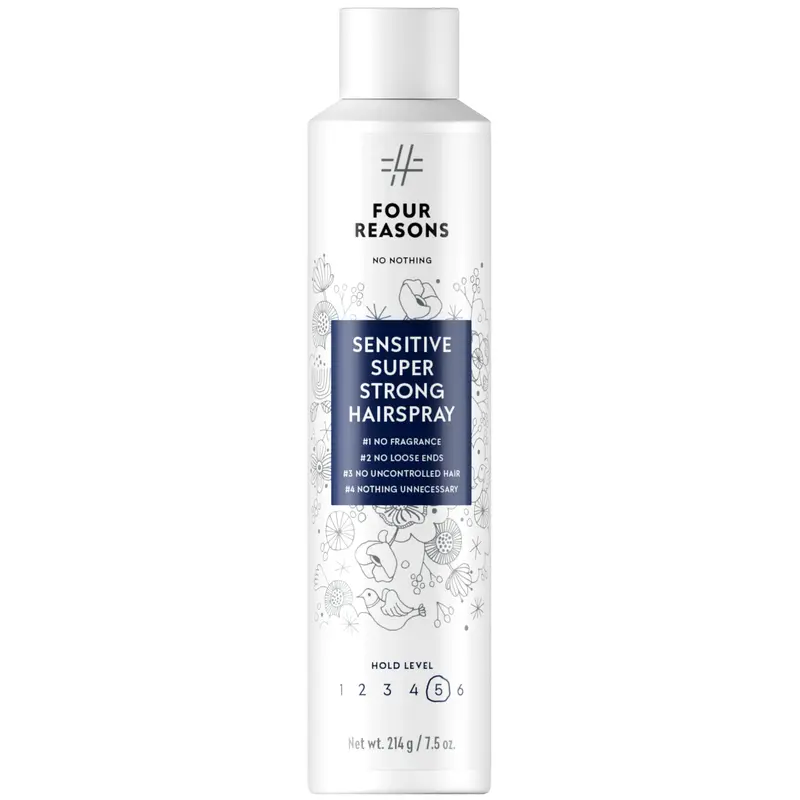 No Nothing Fixatif Capillaire Ultra Fort Sans Parfum – Hypoallergénique, Contrôle Humidité et Frisottis, Protection UV, Inodore, 7,5 onces