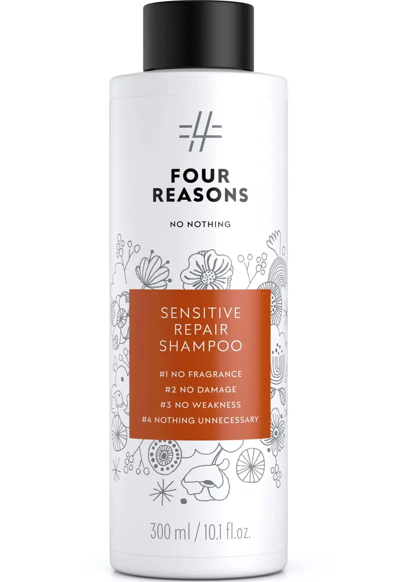 No Nothing Shampoing Réparation Cheveux - Sans Parfum - Acides Aminés - 300 ml