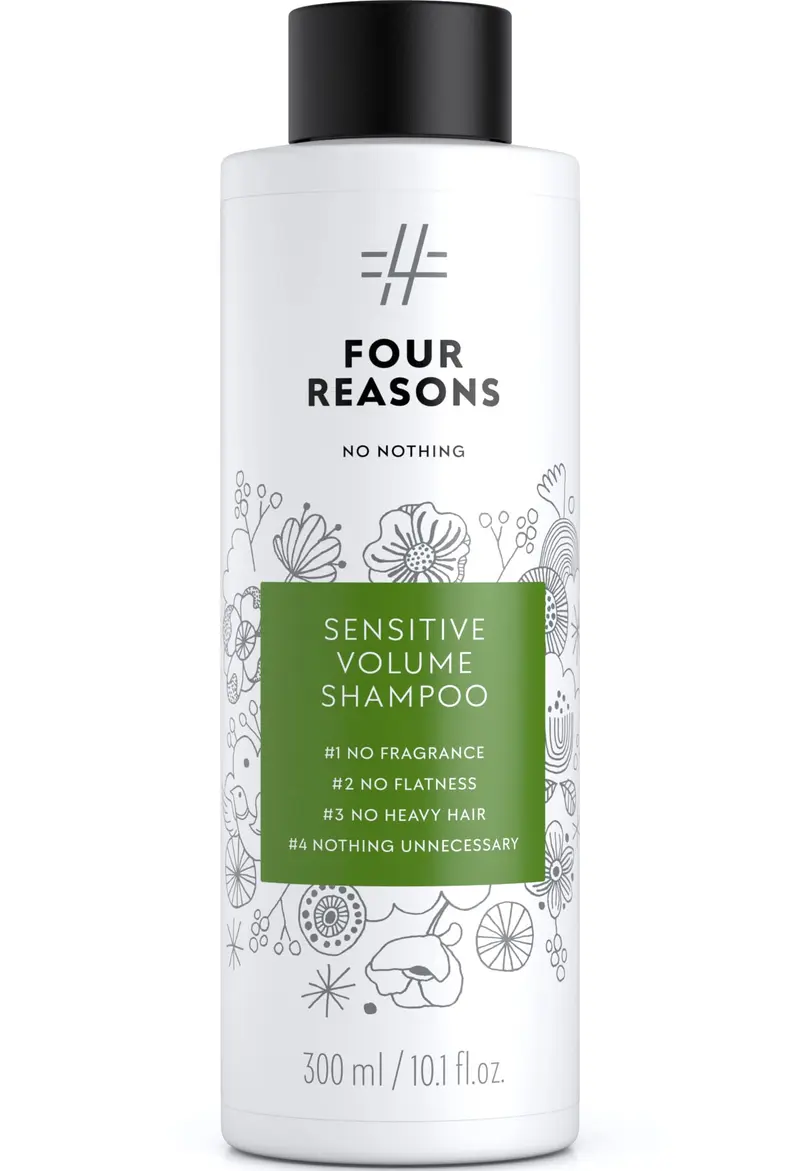 No Nothing Shampoing Volume Sensitive – Sans Parfum, Hypoallergénique, Végan, Sans Parabènes – 10,15 oz